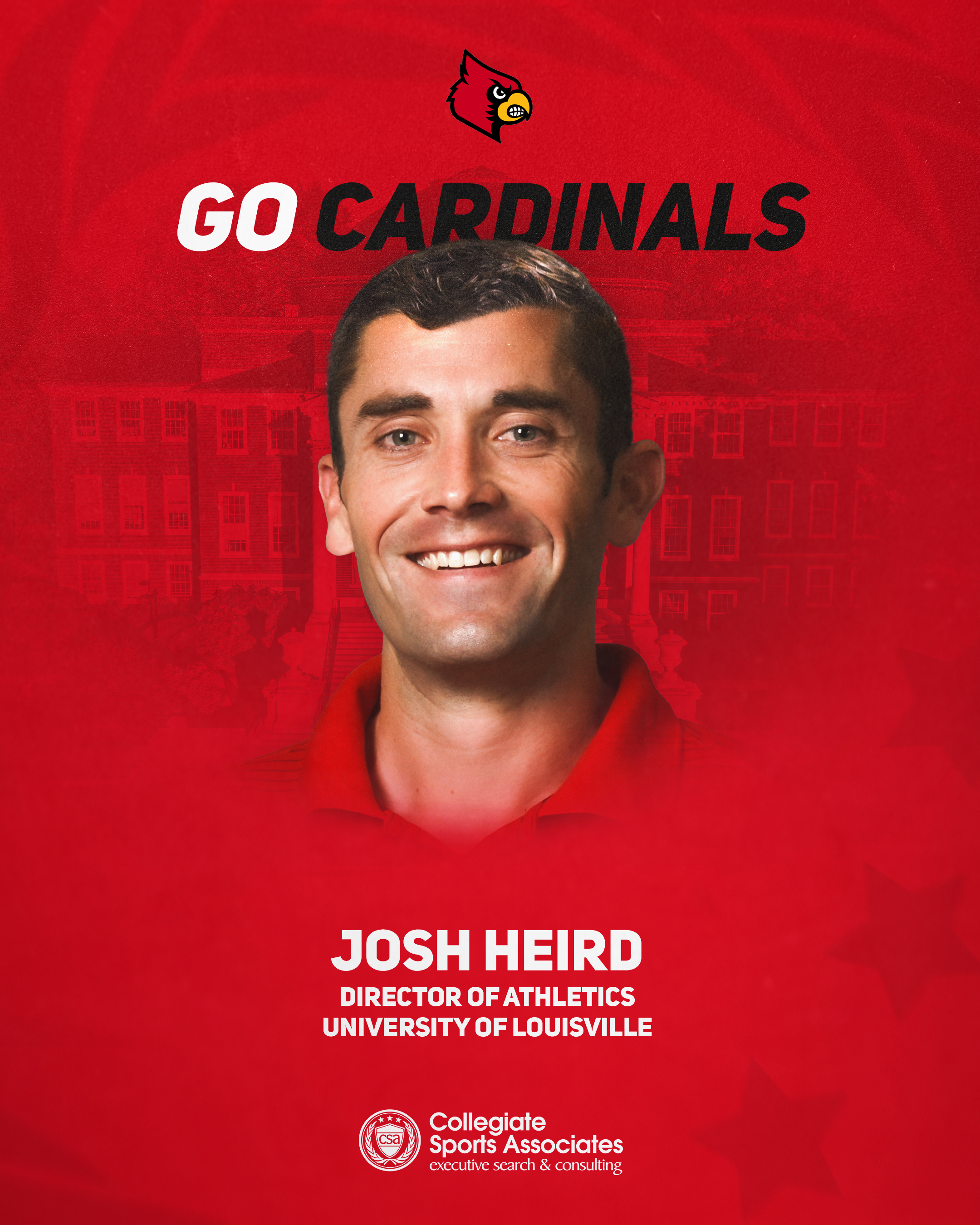 Louisville selects Heird to lead Cardinals - Collegiate Sports Associates