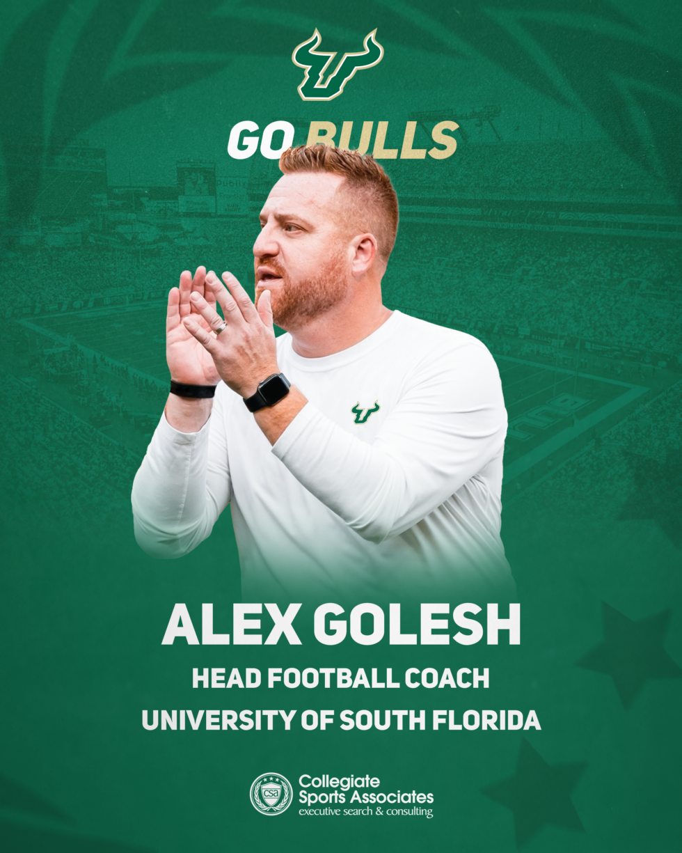 Alex Golesh selected as next head football coach at South Florida