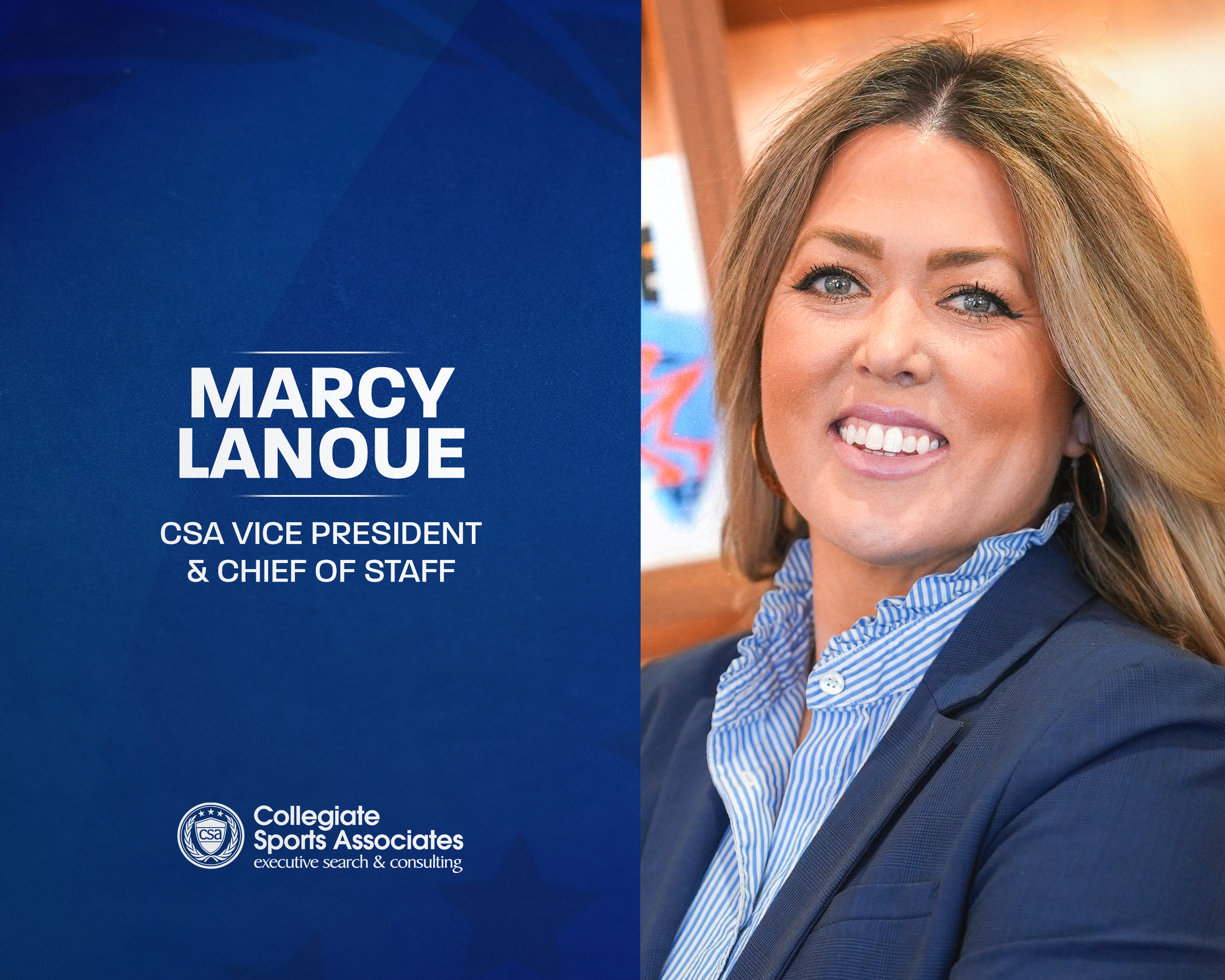 Collegiate Sports Associates Names Marcy Lanoue As Vice President and Chief of Staff