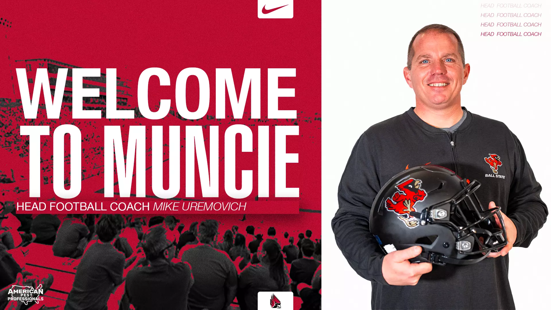 Ball State Selects Mike Uremovich As 19th Head Football Coach